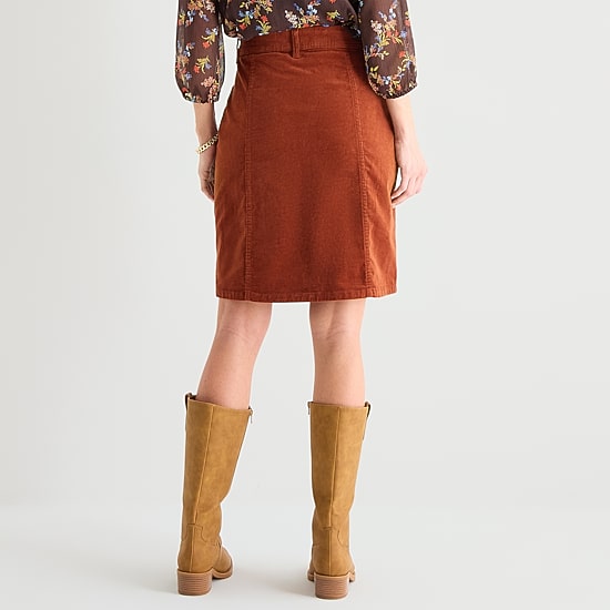 St. John's Bay Womens Mid Rise Pencil Skirt