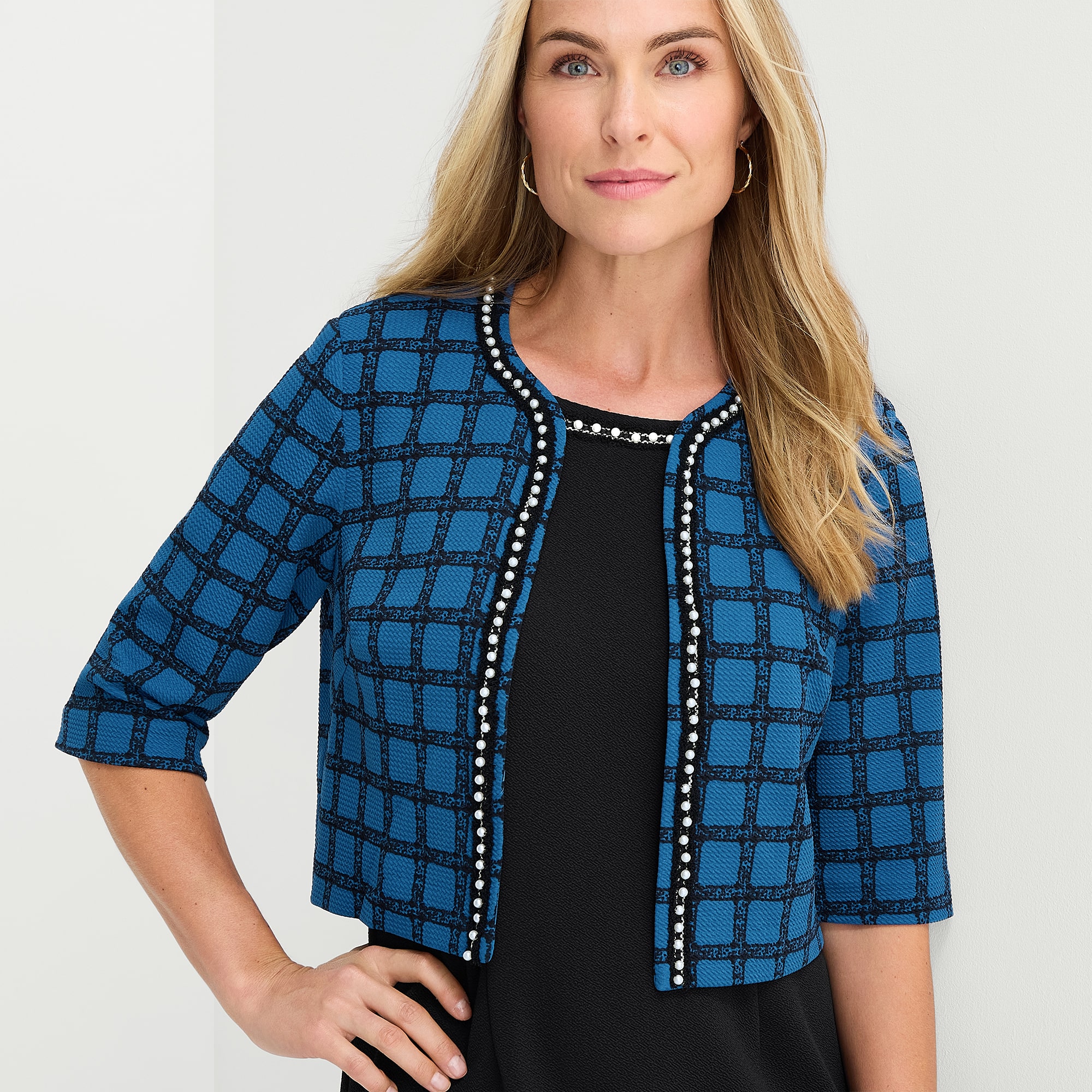 Maya Brooke Womens Jacket Dress