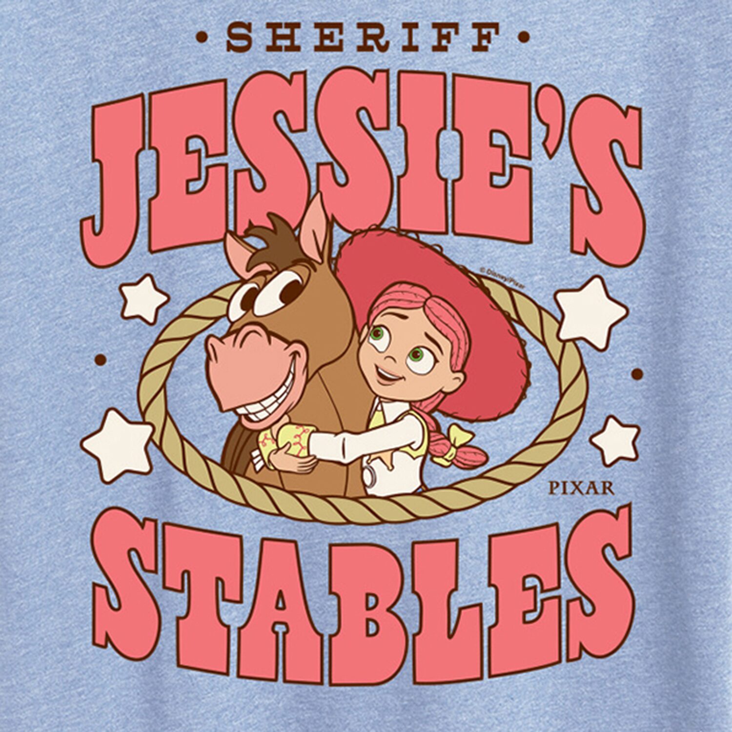 Womens Crew Neck Short Sleeve Regular Fit Toy Story Graphic T-Shirt