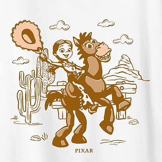 Womens Crew Neck Short Sleeve Regular Fit Toy Story Graphic T-Shirt