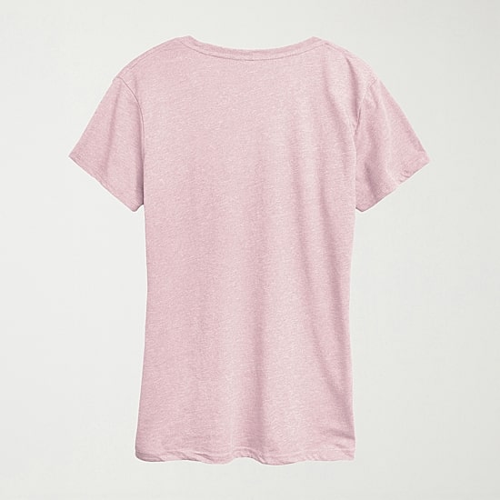 Womens Crew Neck Short Sleeve Regular Fit Minnie Mouse Graphic T-Shirt
