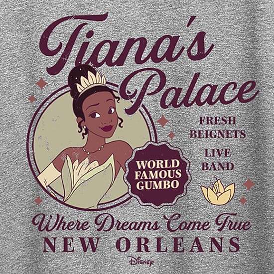 Womens Crew Neck Short Sleeve Regular Fit Tiana Graphic T-Shirt