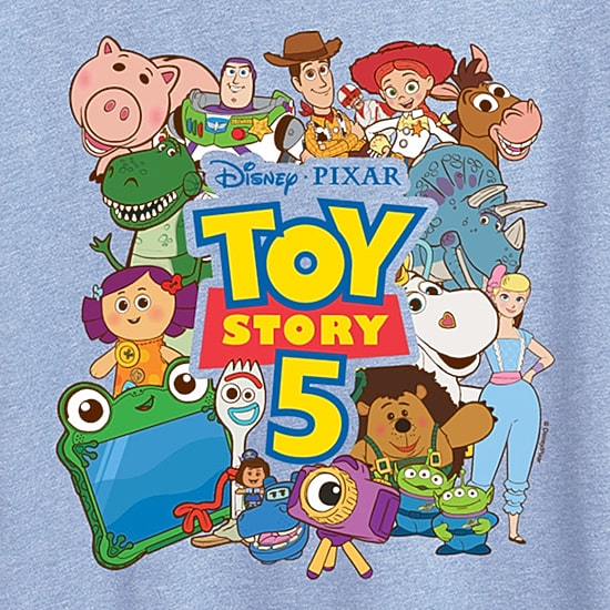 Womens Crew Neck Short Sleeve Regular Fit Toy Story Graphic T-Shirt