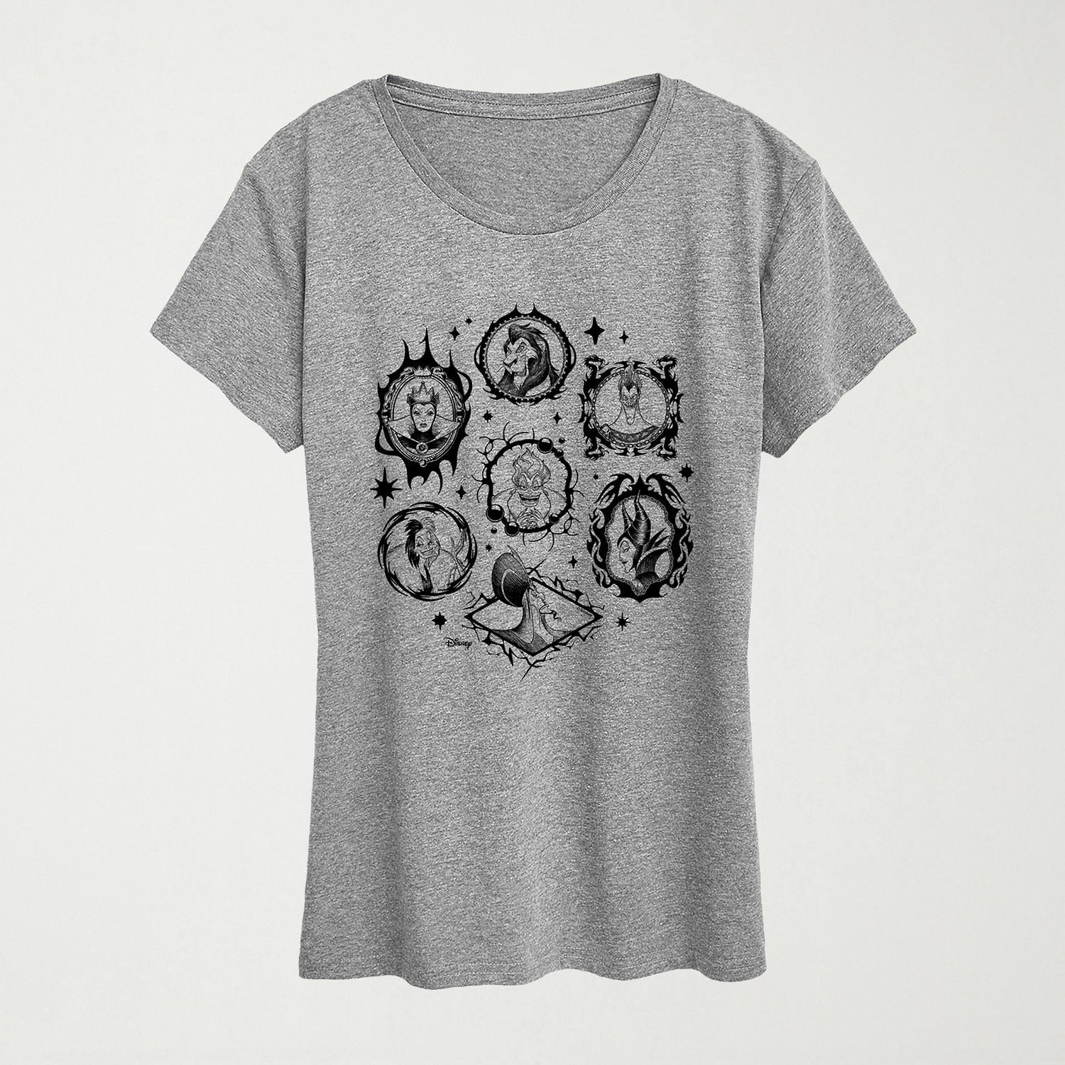 Womens Crew Neck Short Sleeve Regular Fit Ursula Graphic T-Shirt