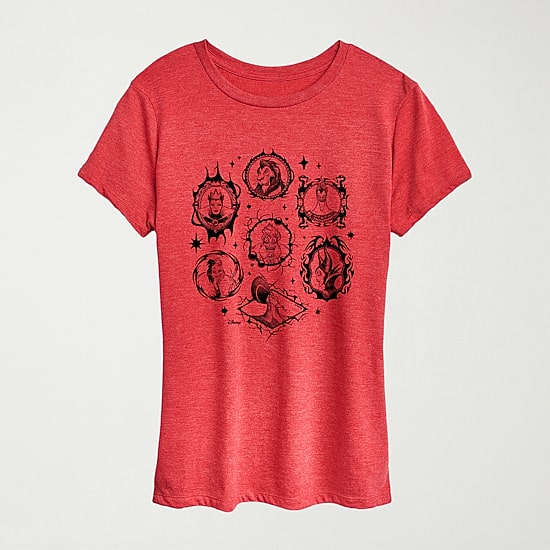 Womens Crew Neck Short Sleeve Regular Fit Ursula Graphic T-Shirt
