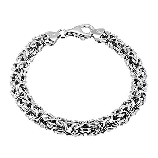Sterling Silver Byzantine Bracelet