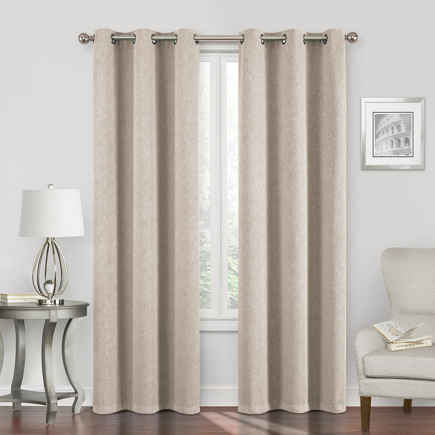 Regal Home Sterling Grommet Top Energy Saving Blackout Curtain Panel