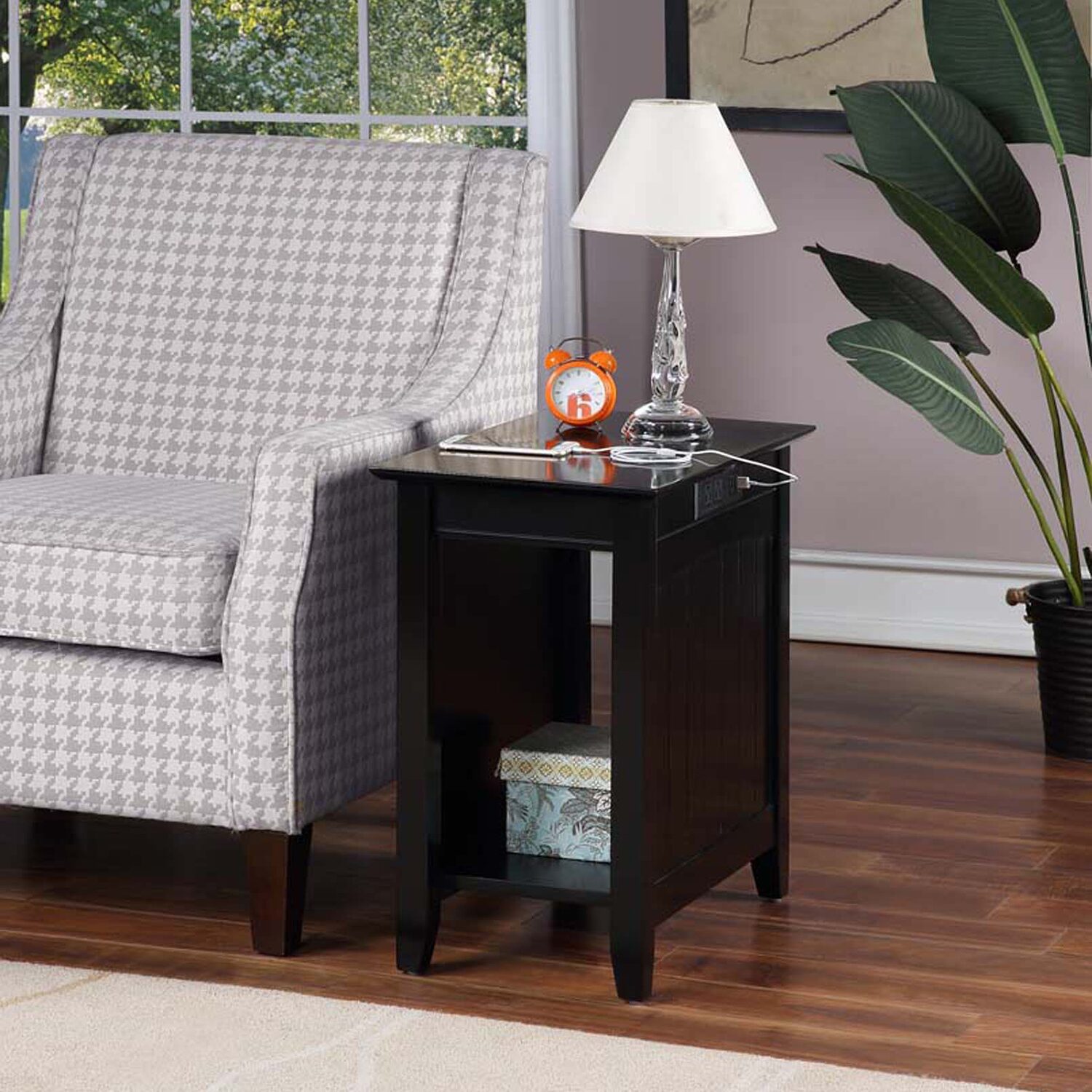 Convenience Concepts Edison Living Room Collection End Table