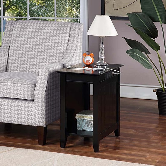 Convenience Concepts Edison Living Room Collection End Table