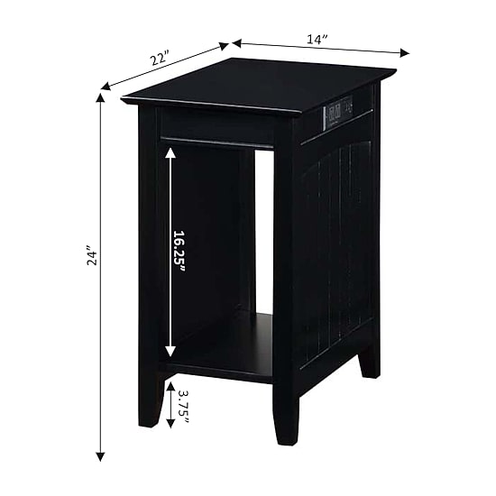 Convenience Concepts Edison Living Room Collection End Table