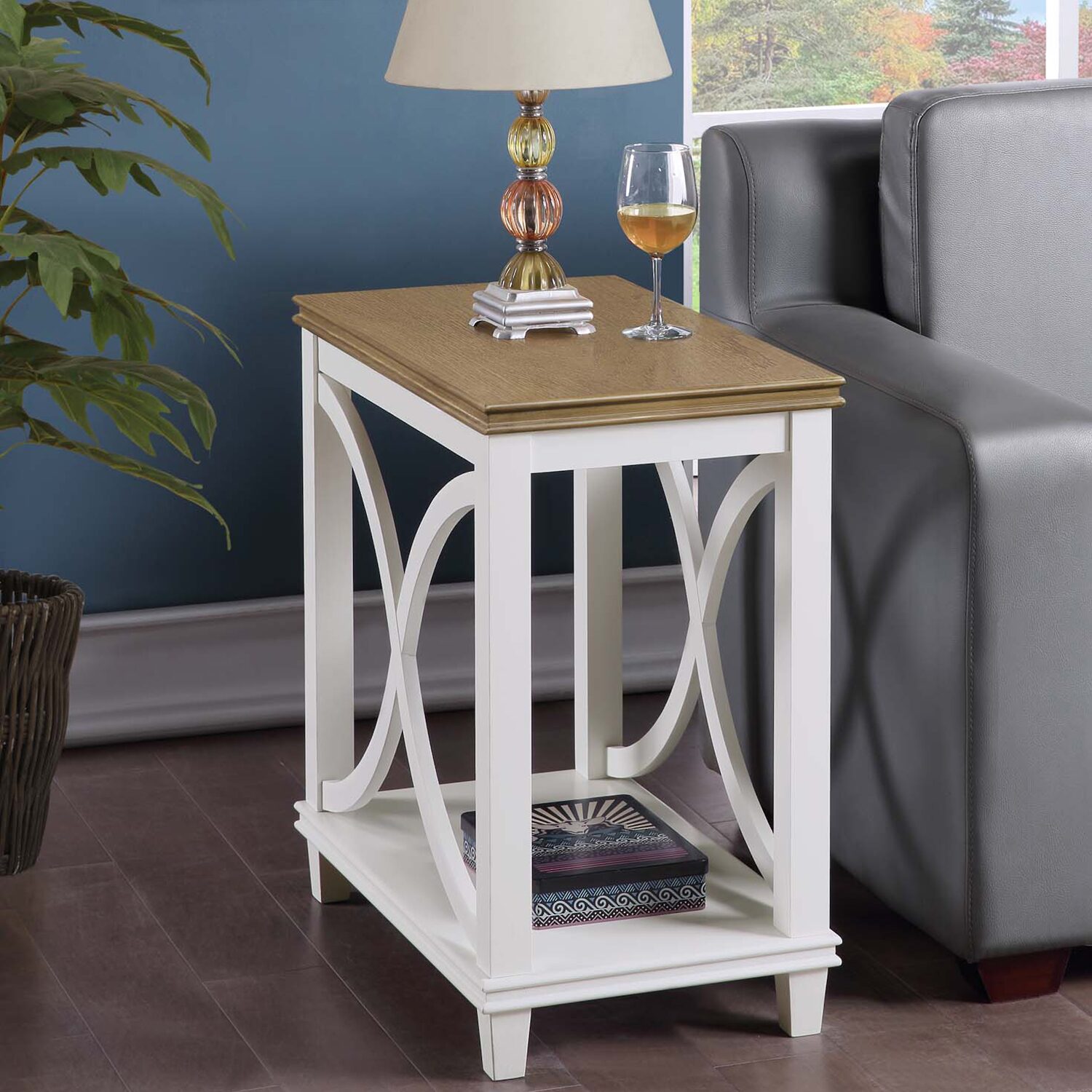 Convenience Concepts Florence Living Room Collection Chairside Table