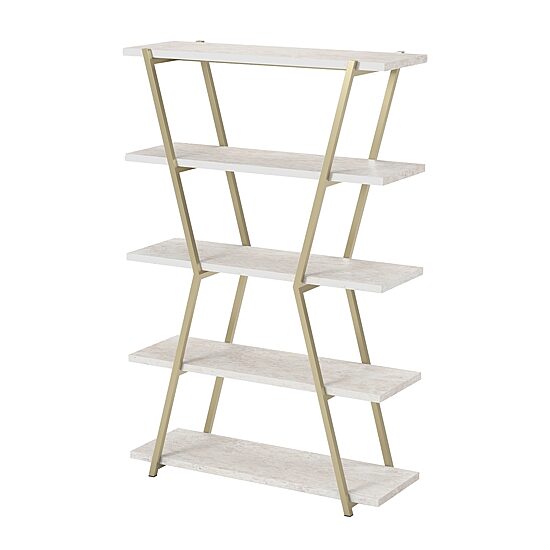 Furniture of America™ Minatara Home Office Collection 4-Shelf Bookcase
