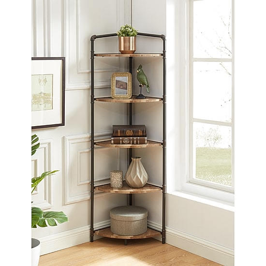 Furniture of America™ Dendham Home Office Collection 5-Shelf Bookcase