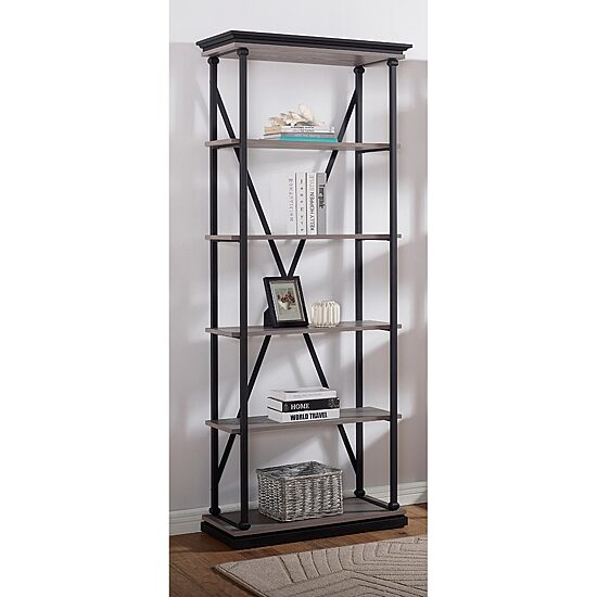 Furniture of America™ Toggin Home Office Collection 5-Shelf Bookcase