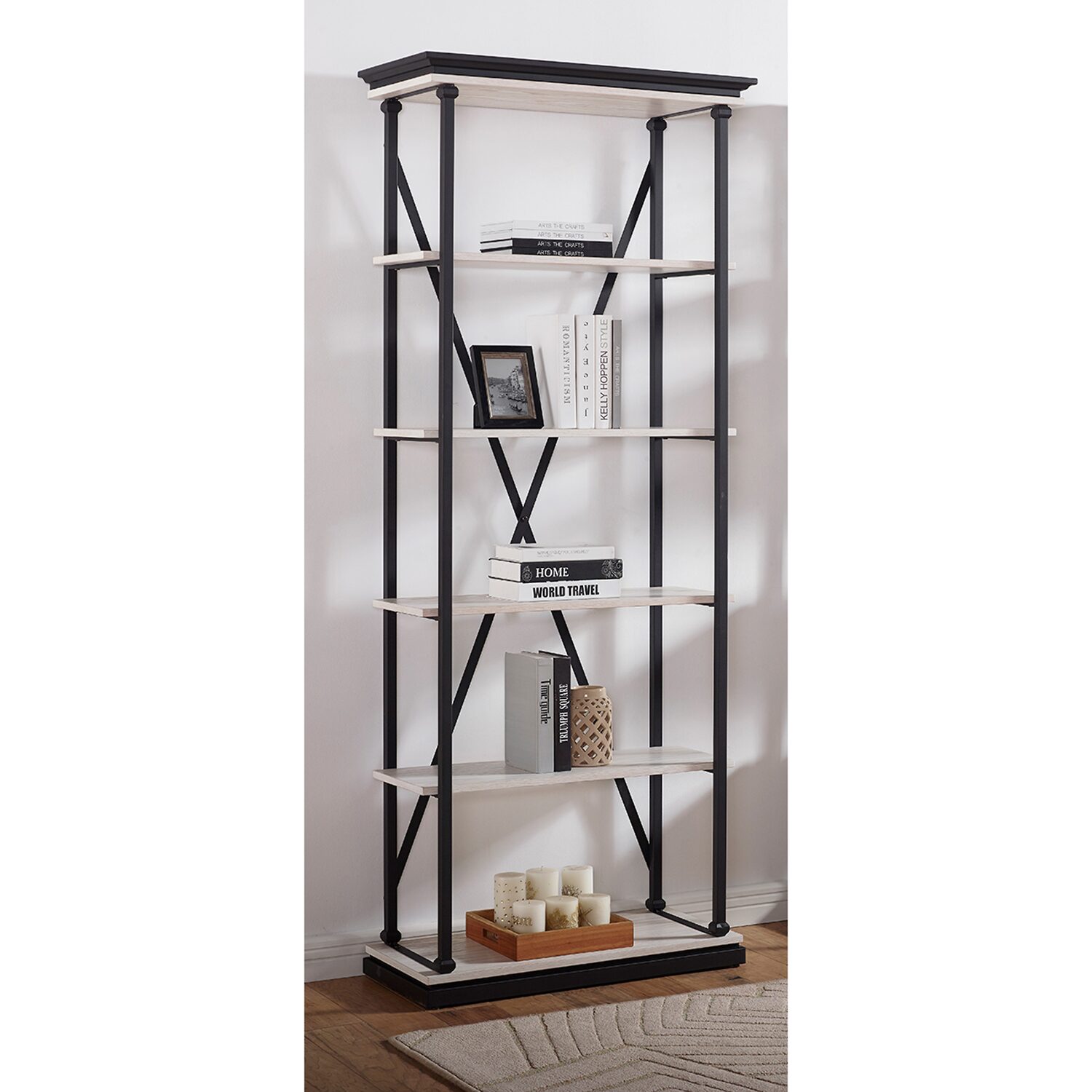 Furniture of America™ Toggin Home Office Collection 5-Shelf Bookcase