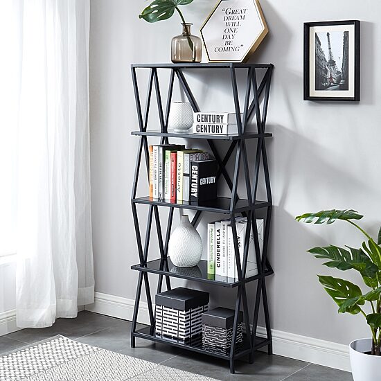 Furniture of America™ Winside Home Office Collection 5-Shelf Bookcase