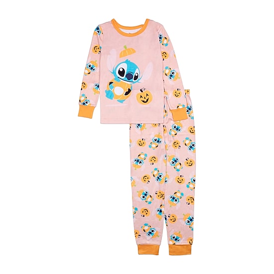 Disney Collection Little & Big Girls 2-pc. Halloween Stitch Pajama Set