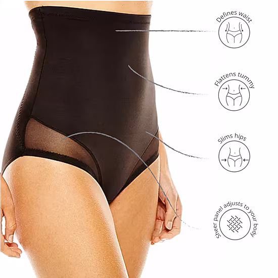 Underscore Innovative Edge® Sheer High-Waist Control Briefs