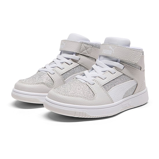 PUMA Rebound Layup Glitz Little Kid Girls Basketball Shoes