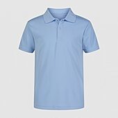 IZOD Performance Mesh Boys Short Sleeve Regular Fit Wrinkle Resistant Moisture Wicking Polo Shirt