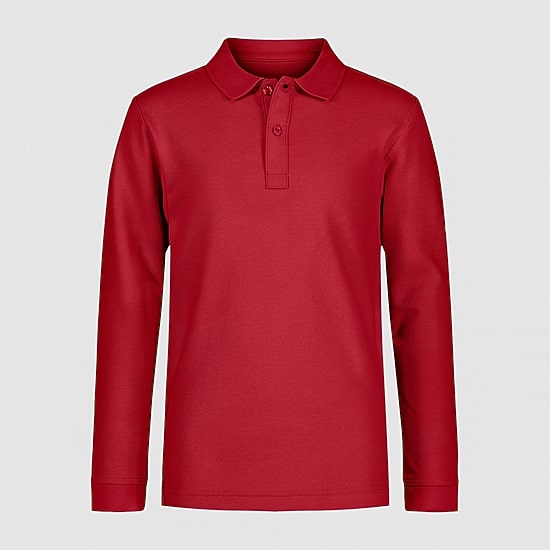 IZOD Pique Little & Big Kid Boys Long Sleeve Regular Fit STRETCH FABRIC Polo Shirt