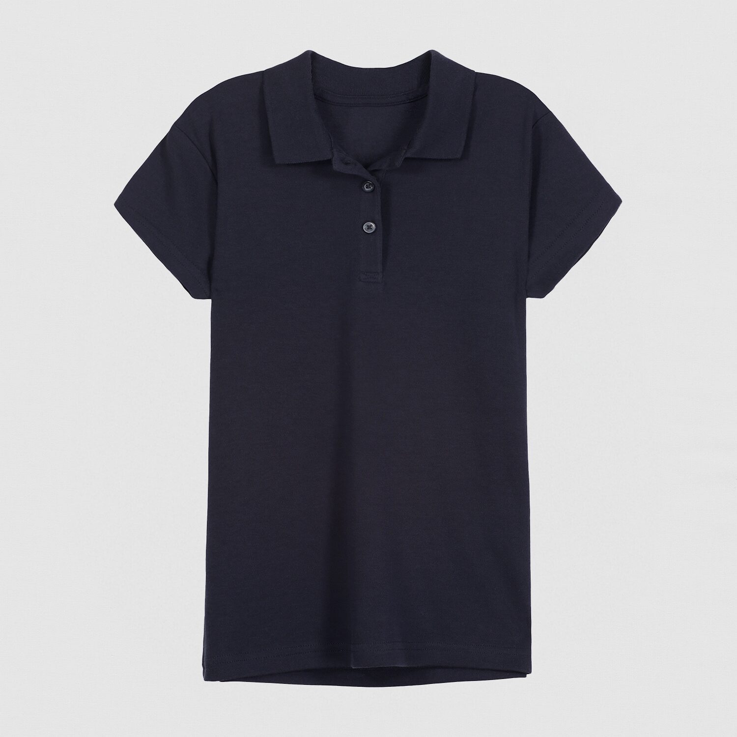 IZOD Pique Little & Big Kid Girls Easy-on + Easy-off Sensory Friendly Short Sleeve Regular Fit Adaptive Polo Shirt