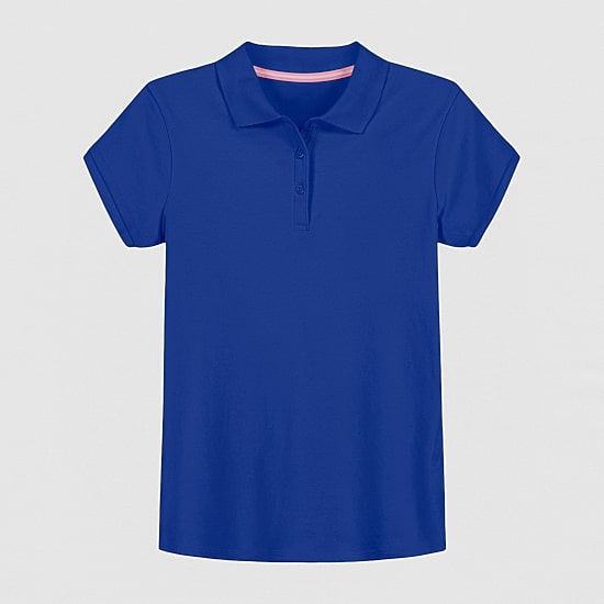IZOD Little & Big Kid Girls Short Sleeve Regular Fit Polo Shirt