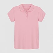 IZOD Little & Big Kid Girls Short Sleeve Regular Fit Polo Shirt