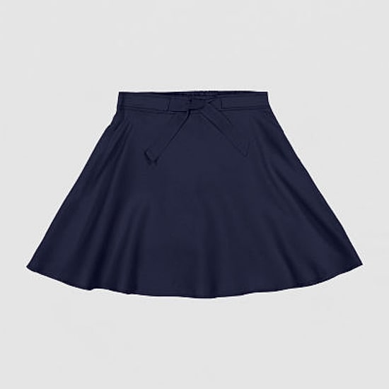 IZOD Little & Big Girls Elastic Waist Belted Scooter Skirt