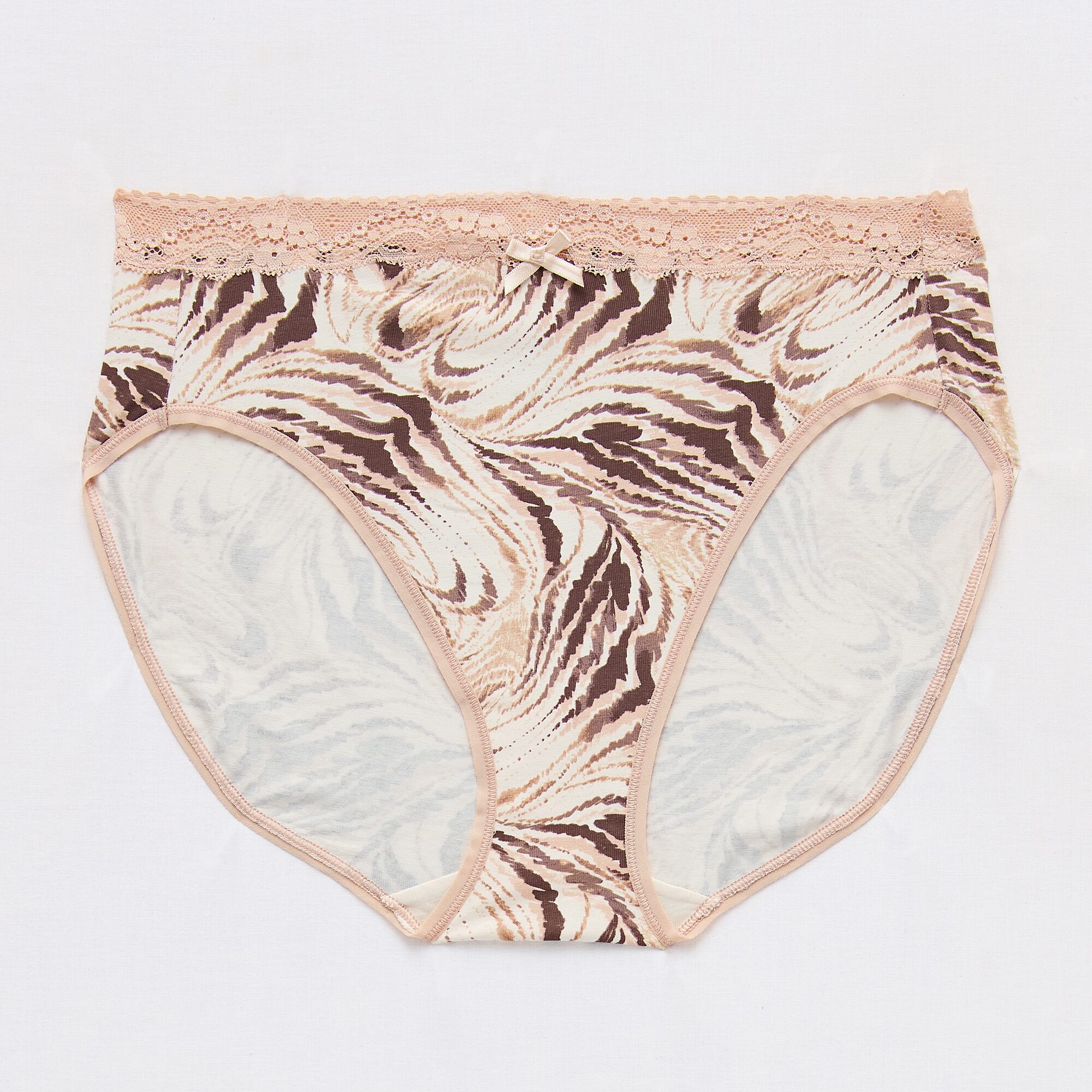 Ambrielle Cotton High Cut Panty