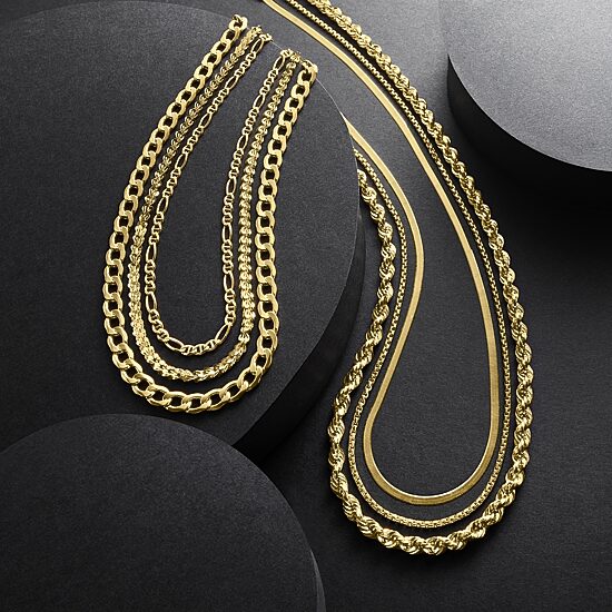 Womens 14K Gold 20 Inch Box Chain Necklace
