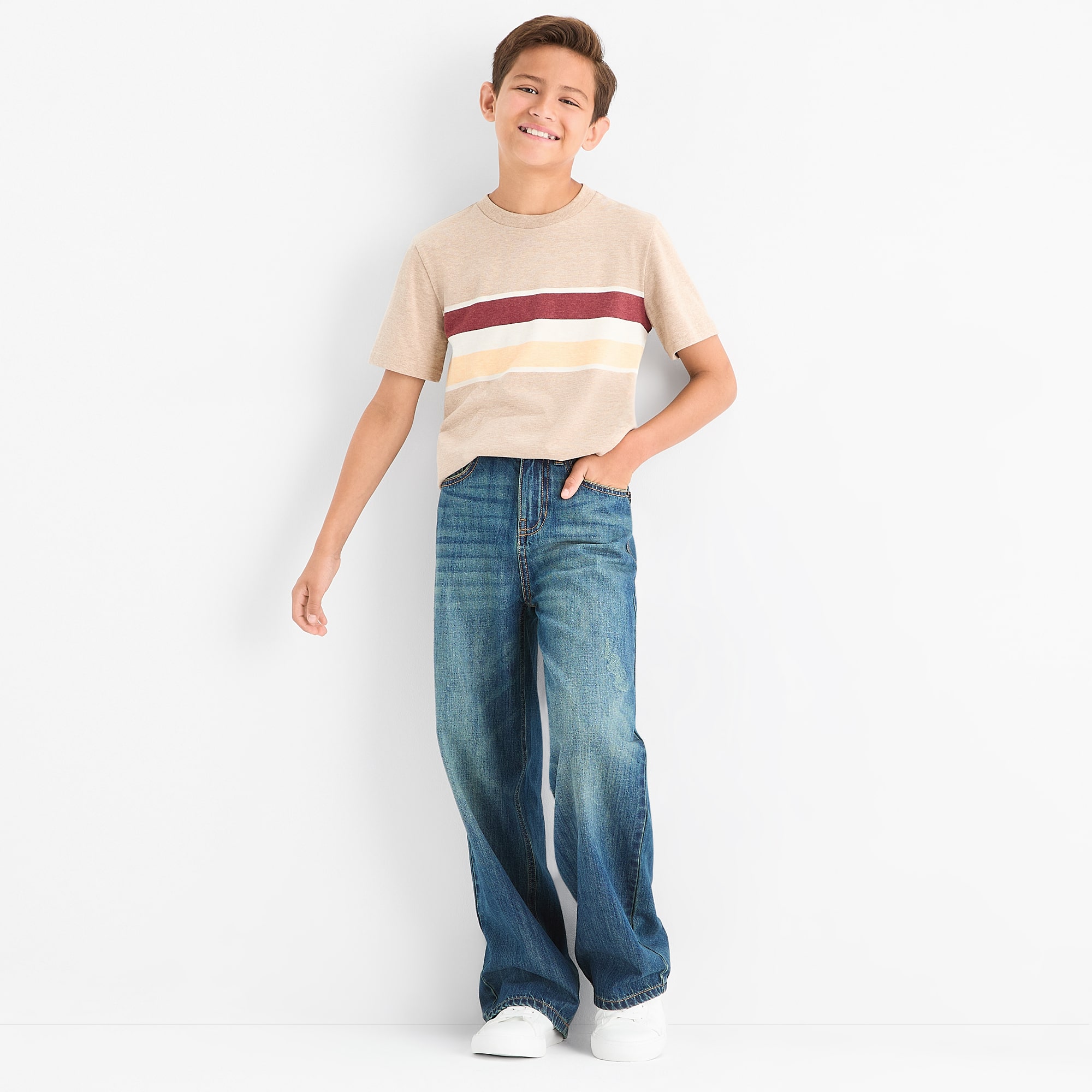 Thereabouts Little & Big Kid Boys Adjustable Waist Baggy Fit Jean