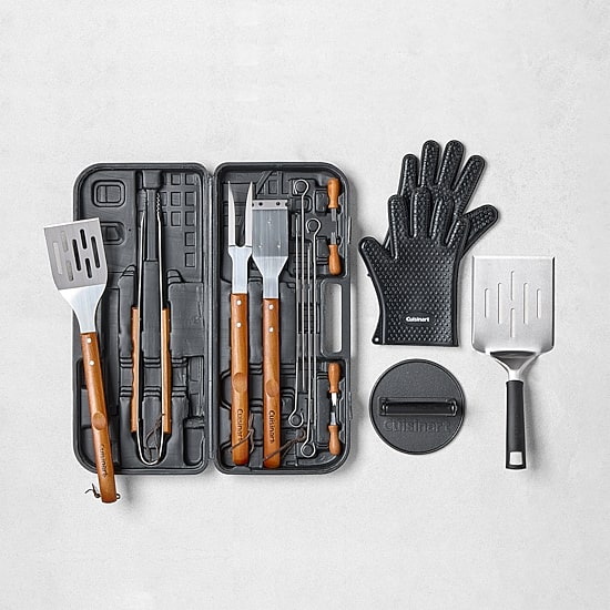 Cuisinart Outdoors Wooden 13-pc. Grilling Set