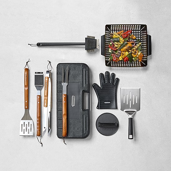Cuisinart Outdoors Wooden 13-pc. Grilling Set