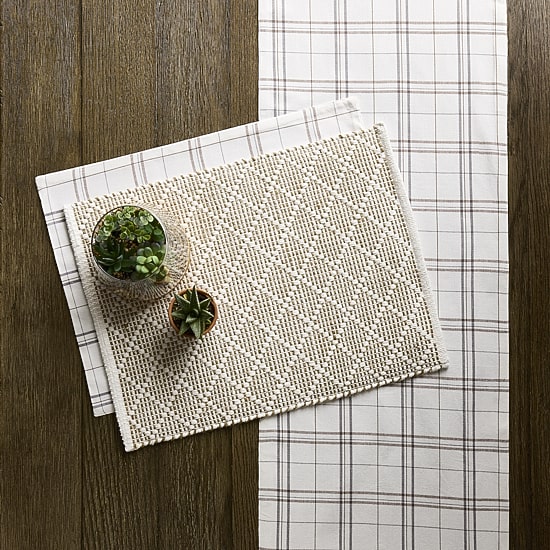 Linden Street Windowpane 4-pc. Placemat
