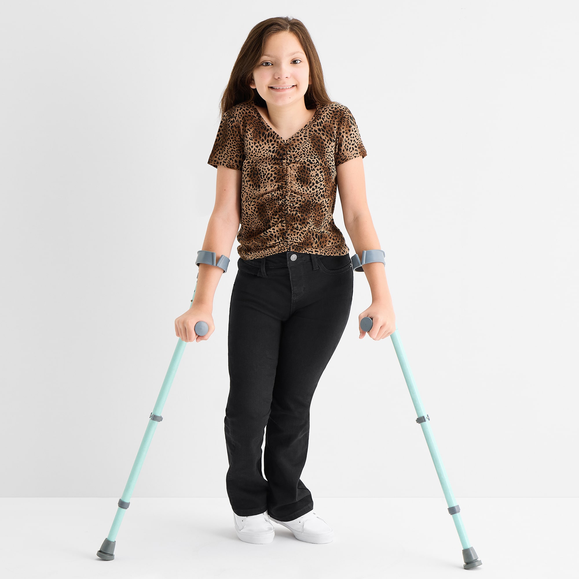 Thereabouts Little & Big Kid Girls Adaptive Bootcut Jean