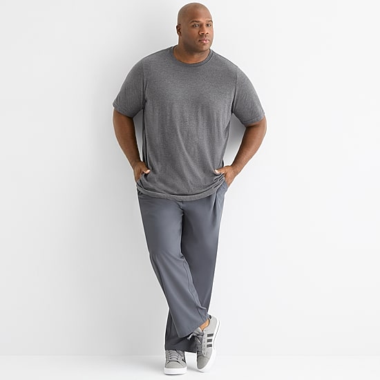 Xersion Xtreme Mens Crew Neck Short Sleeve Active Big and Tall T-Shirt