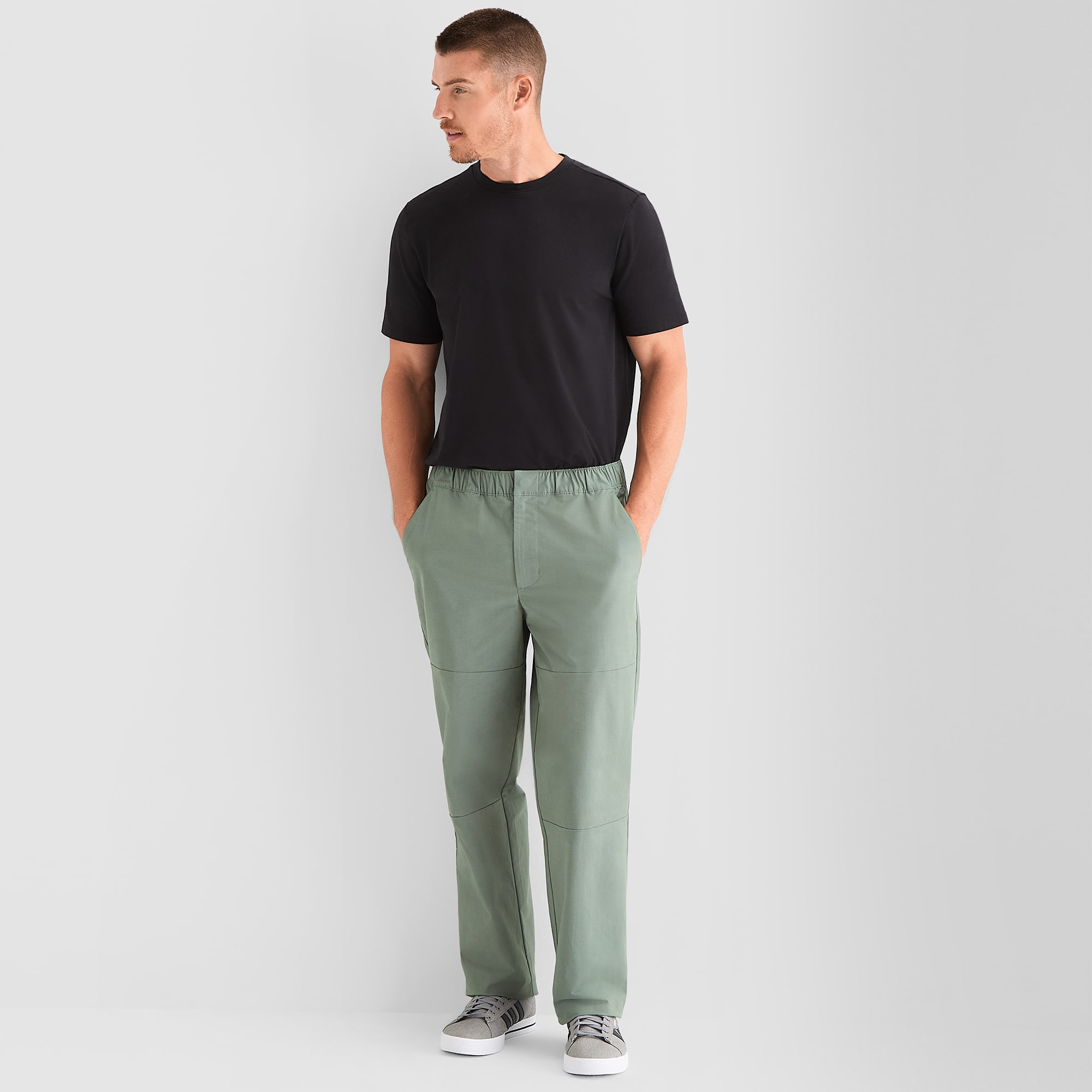 Stylus Mens Straight Fit Pull-On Pant