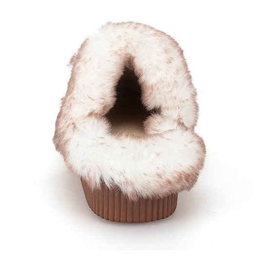 JS Jessica Simpson Fur Womens Clog Slippers