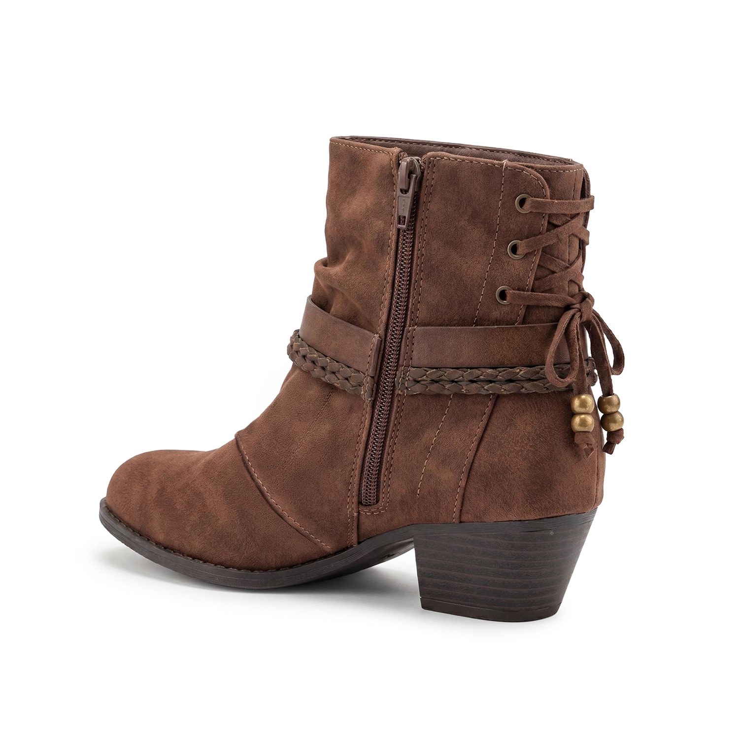 Pop Womens Encinitas Block Heel Booties