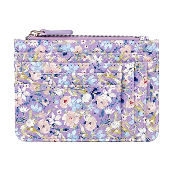 Julia Buxton Slot Coin Pouch Womens RFID Blocking Wallet