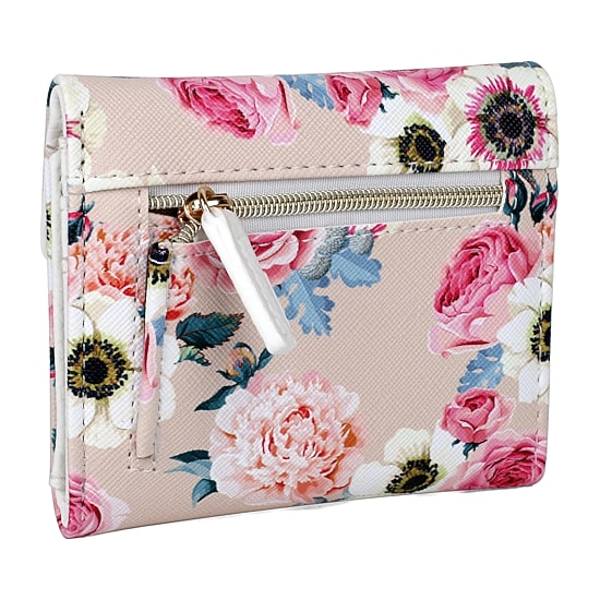 Julia Buxton Mini Womens RFID Blocking Trifold Wallet