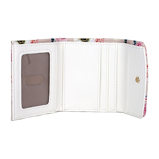 Julia Buxton Mini Womens RFID Blocking Trifold Wallet