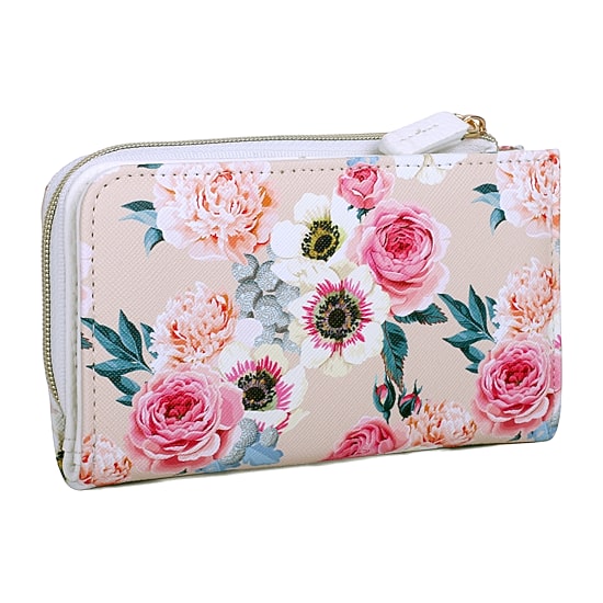 Julia Buxton Womens RFID Blocking Zip Around Wallet