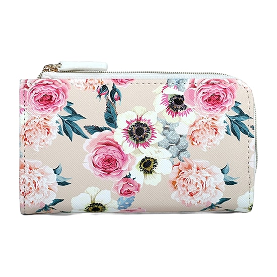 Julia Buxton Womens RFID Blocking Zip Around Wallet