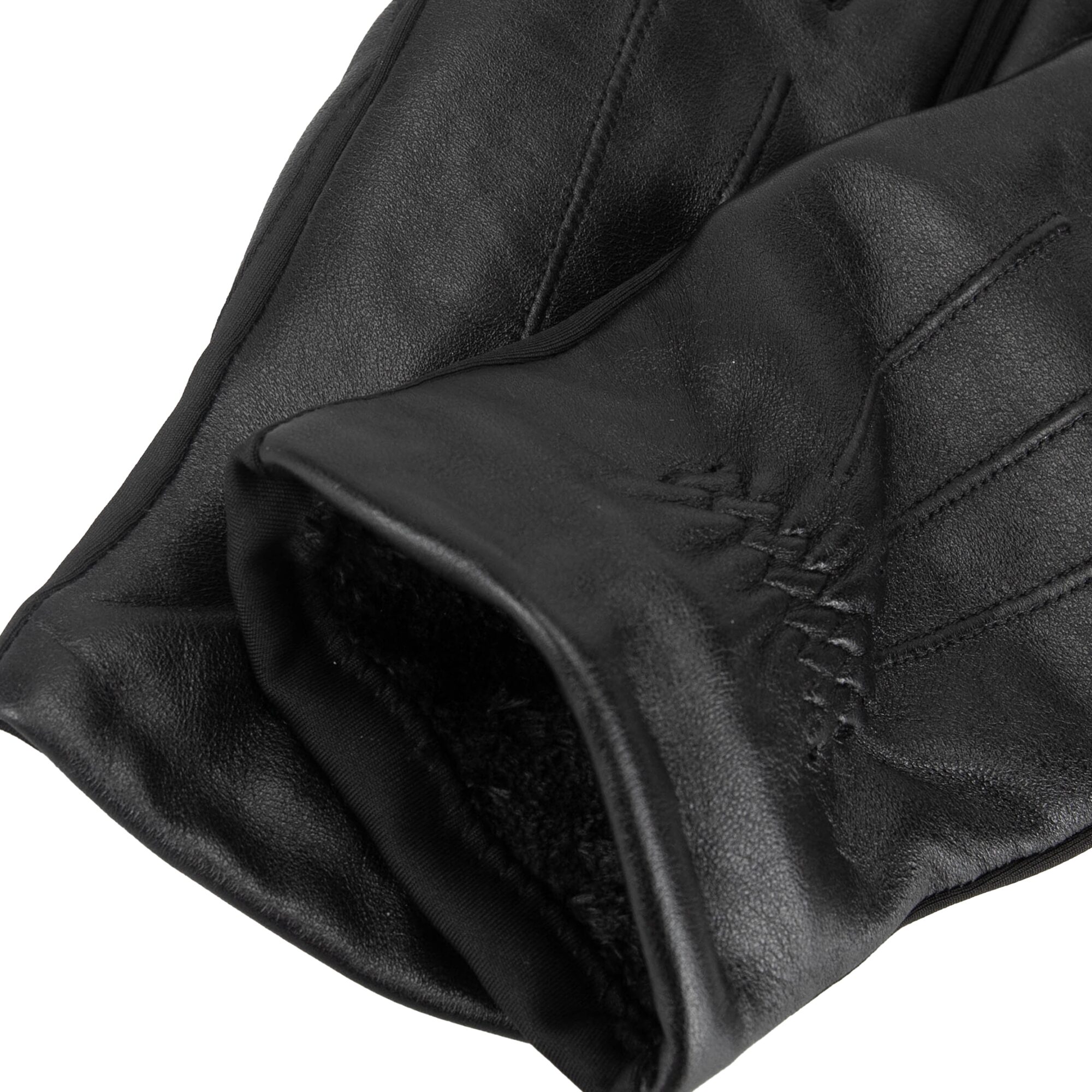 Isotoner Leather 1 Pair Touch Screen Enabled Gloves