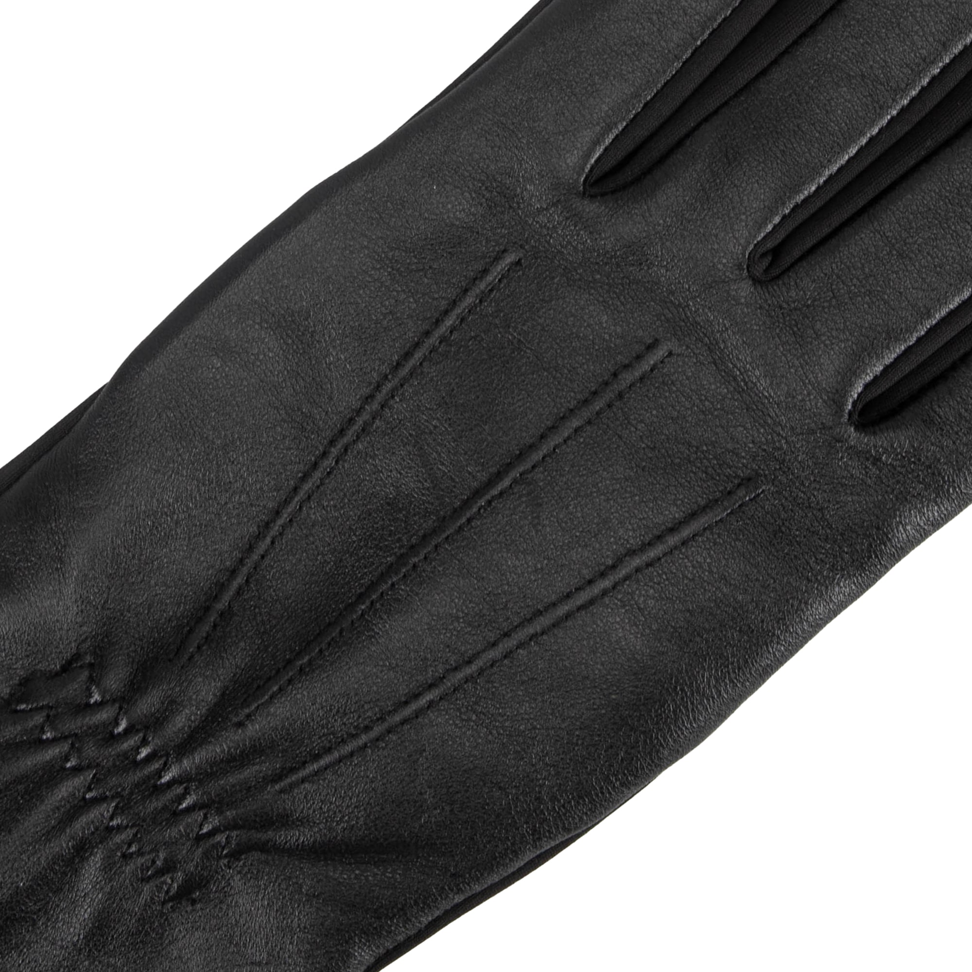 Isotoner Leather 1 Pair Touch Screen Enabled Gloves