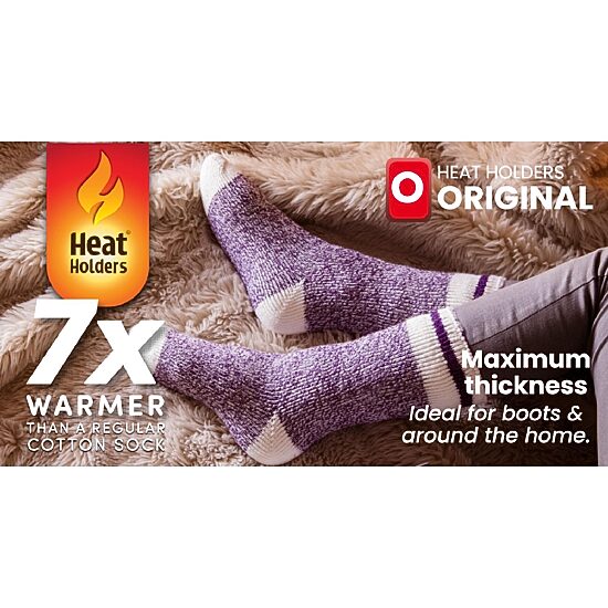 Heat Holders  Original Joshua Mens 1 Pair Crew Socks