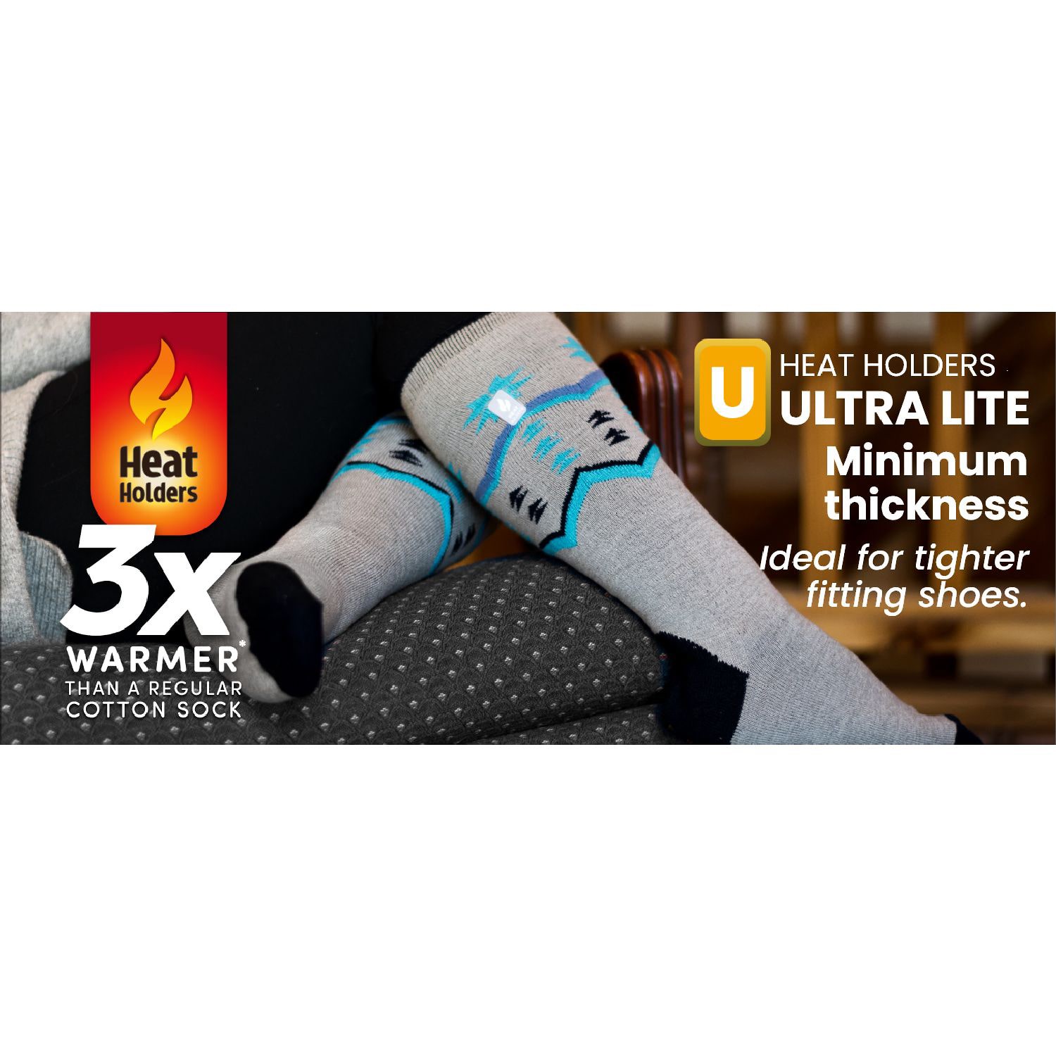 Heat Holders Mens Crew Socks