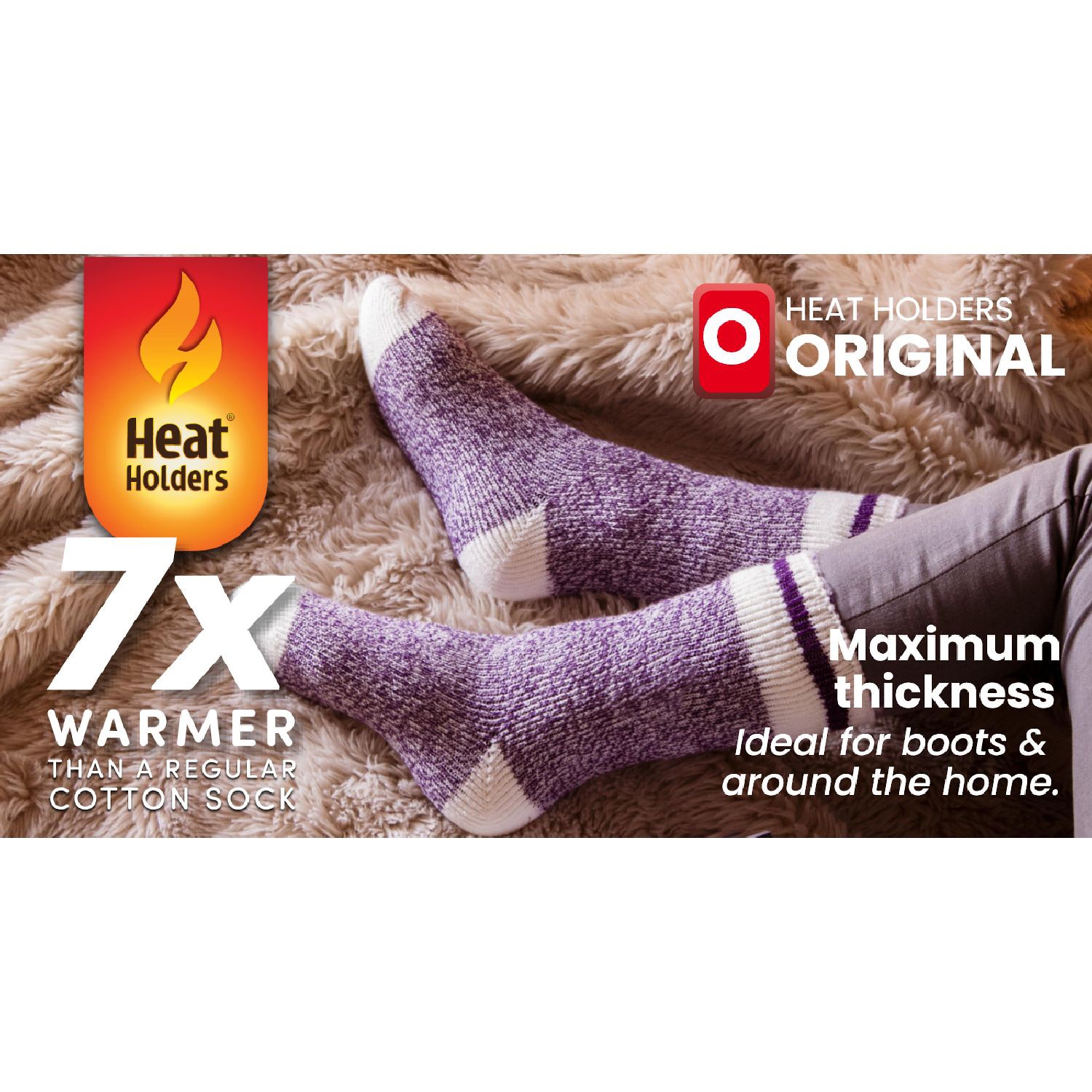 Heat Holders Mens Crew Socks